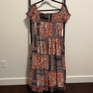 Target Xhilaration smocked midi dress